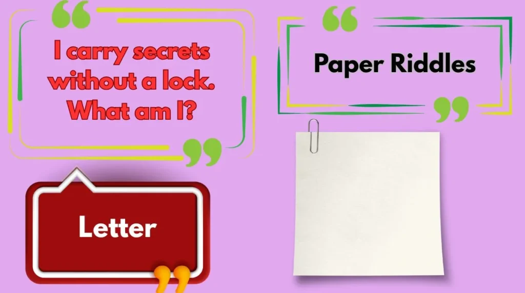 Paper Riddles