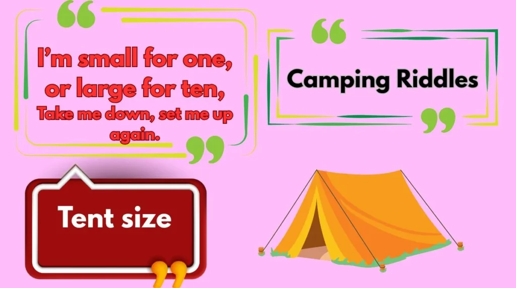 Camping Riddles
