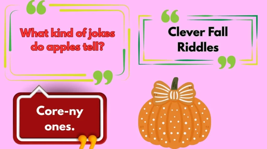 Clever Fall Riddles