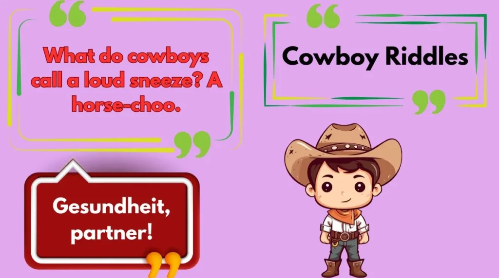 Cowboy Riddles