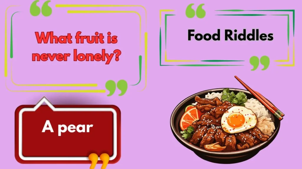 Food Riddles