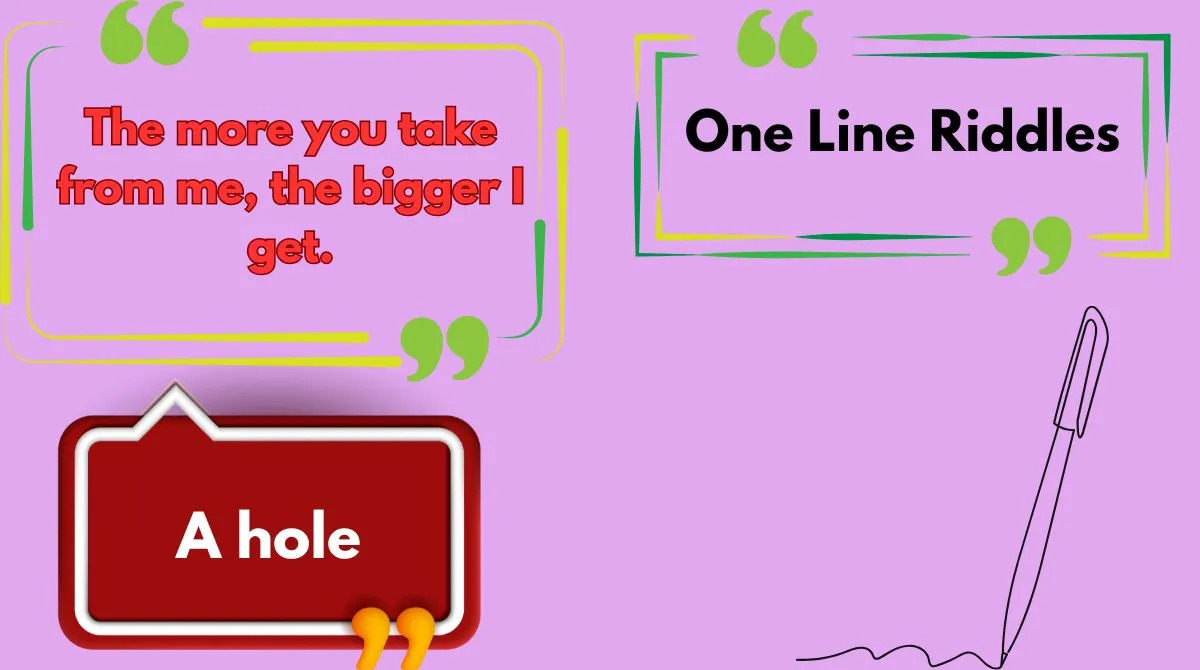 One Line Riddles