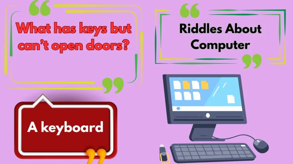 Riddles About Computer
