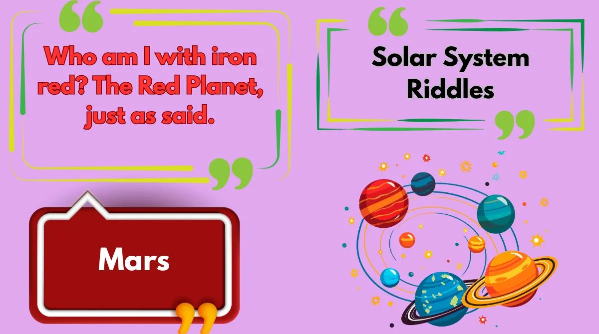 Solar System Riddles