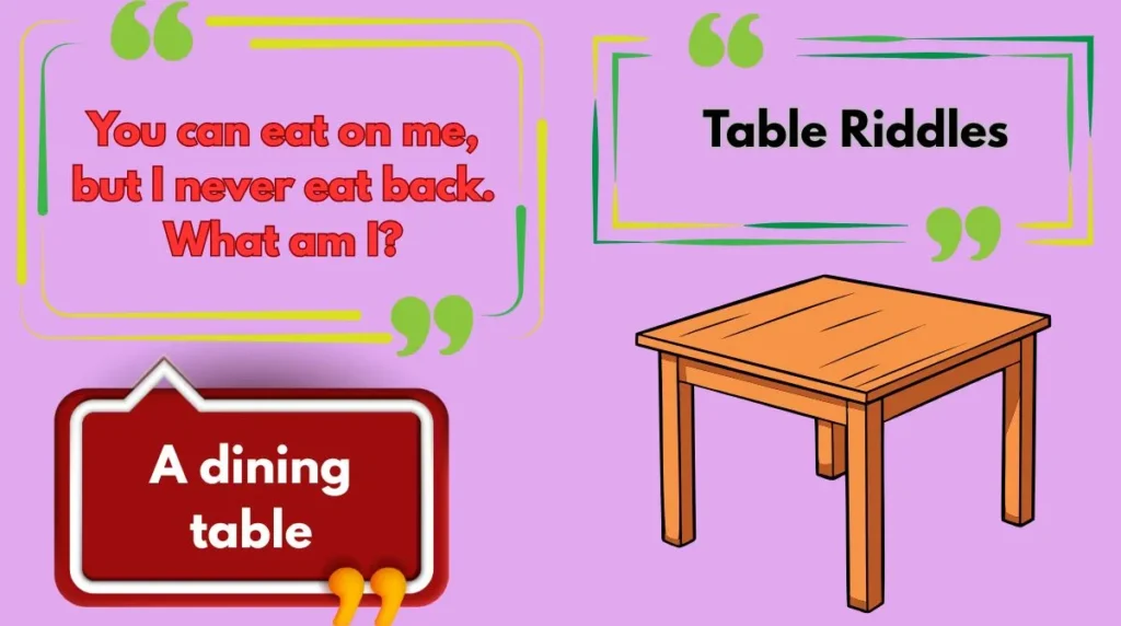 Table Riddles