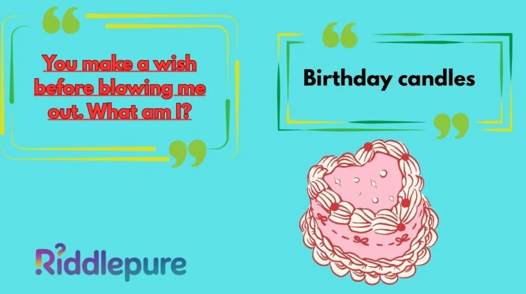 Birthday Cake Riddles