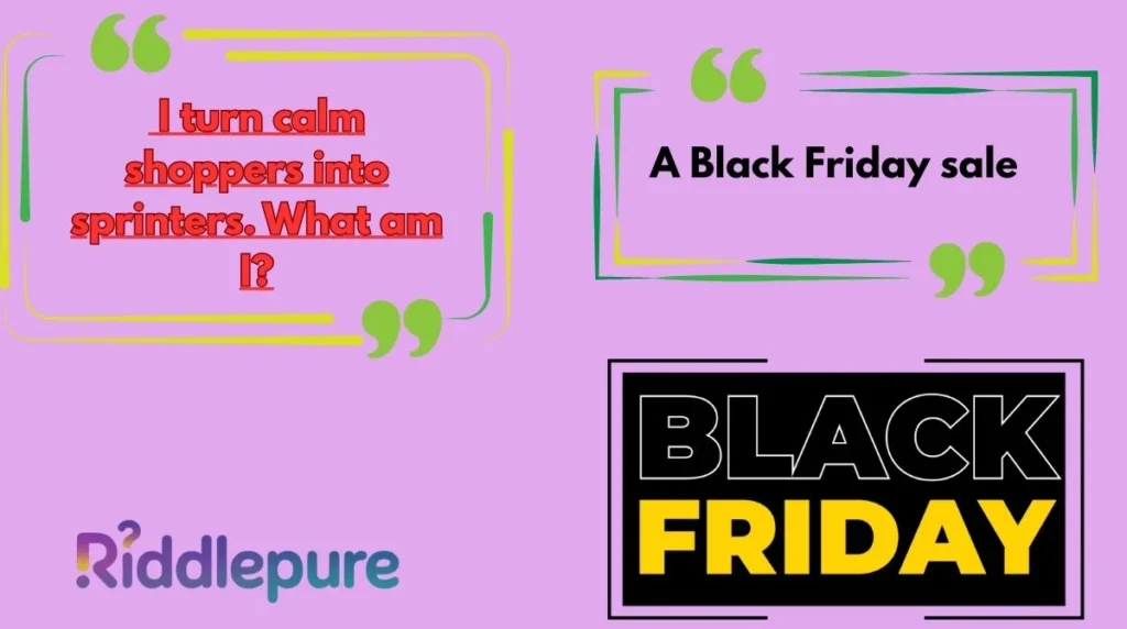 Black Friday Riddles for Adults