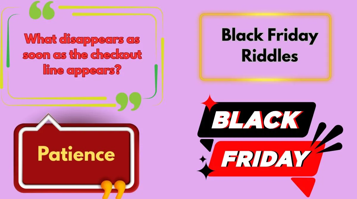 Black Friday Riddles