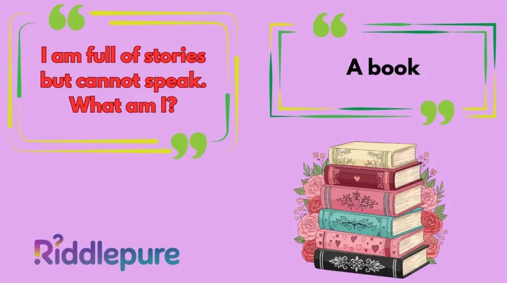 Book Riddles with Answers