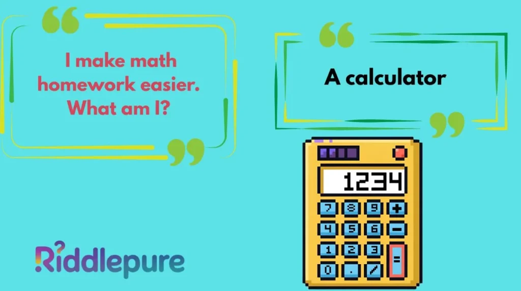 Calculator Riddles for Kids