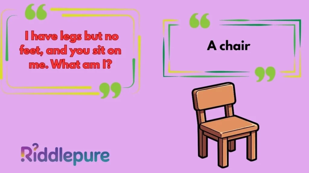 Chair Riddles for Kids