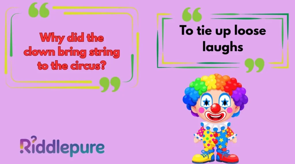 Clown Riddles for Adults