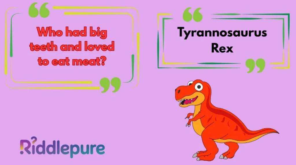 Dinosaur Riddles with Answers