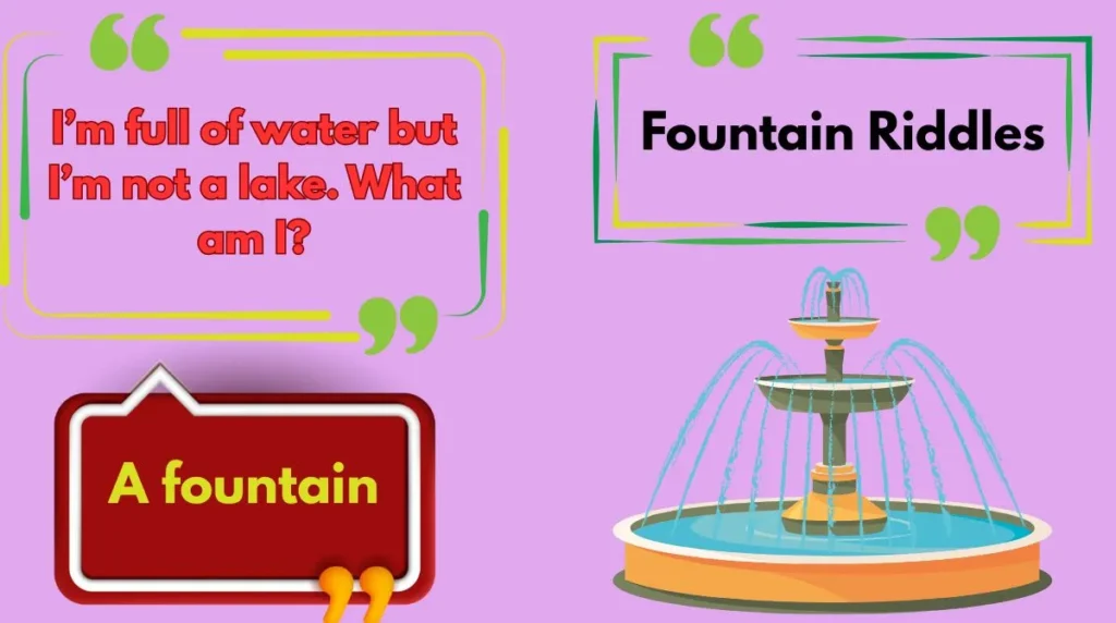 Fountain Riddles