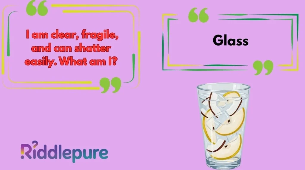 Glass Riddles with Answers