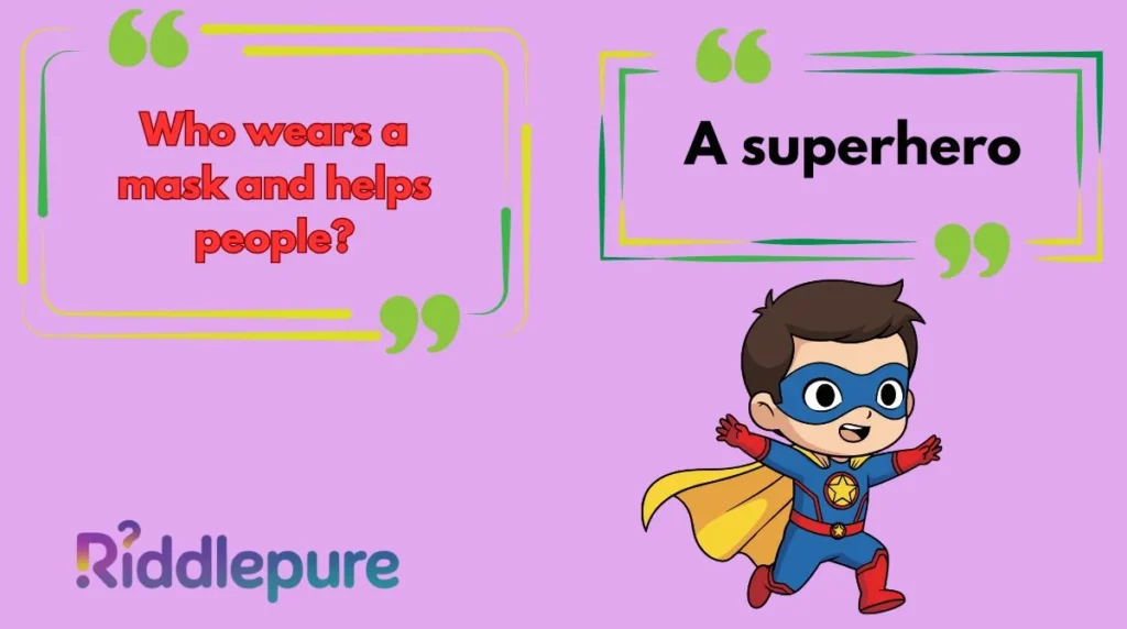 Superhero Riddles for Kids