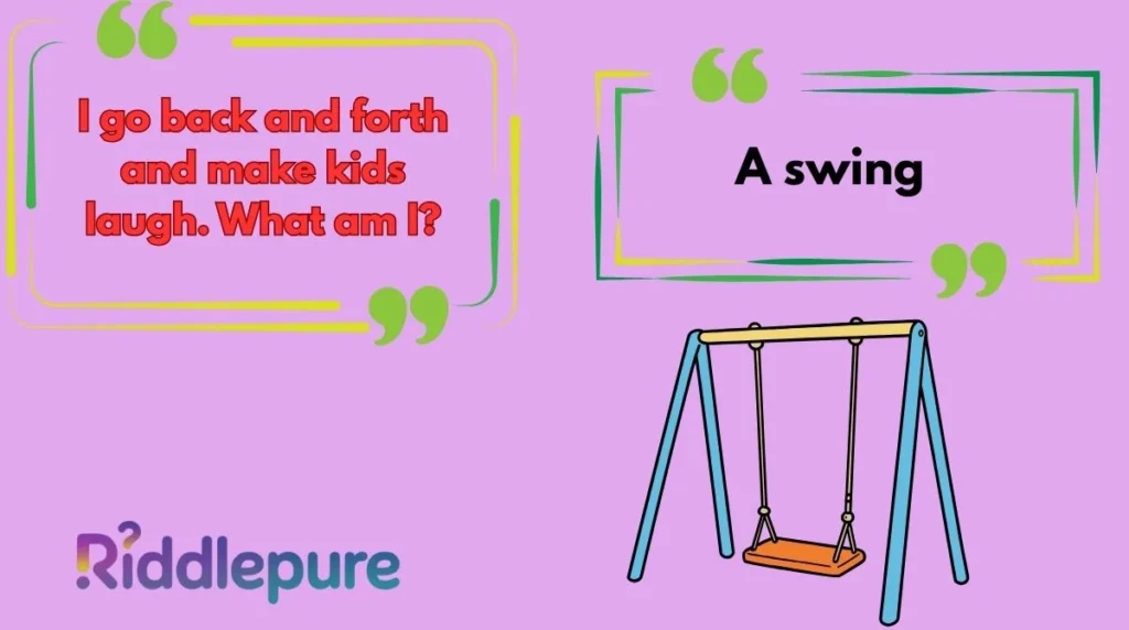 Swing Riddles for Kids