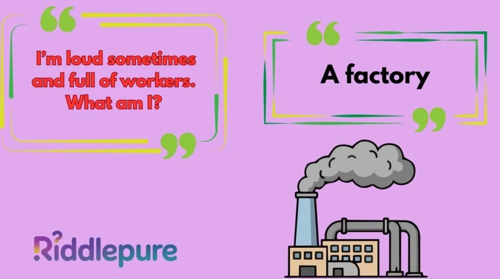 Best Factory Riddles for Kids