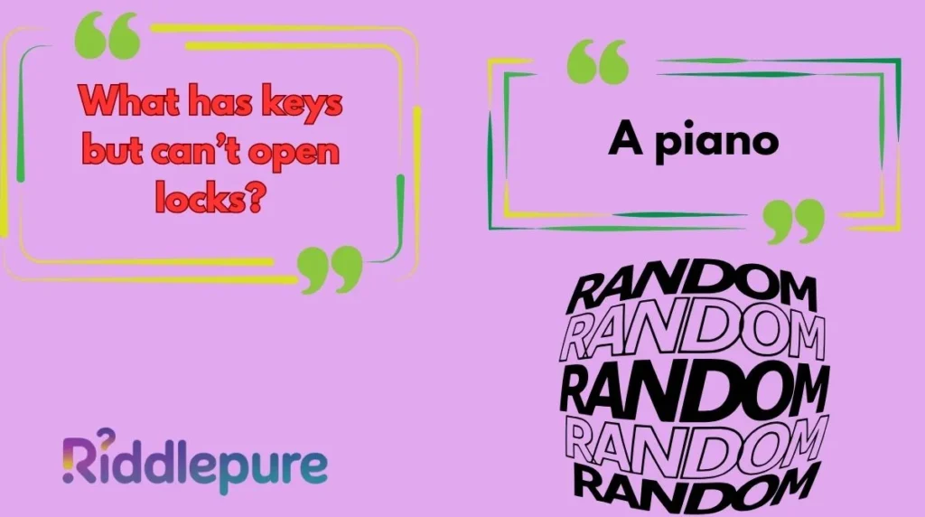 Random Riddles with Answers