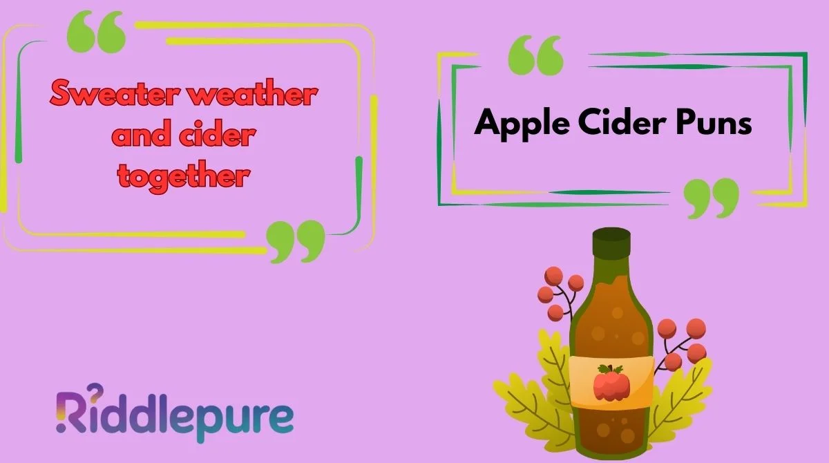 Apple Cider Puns