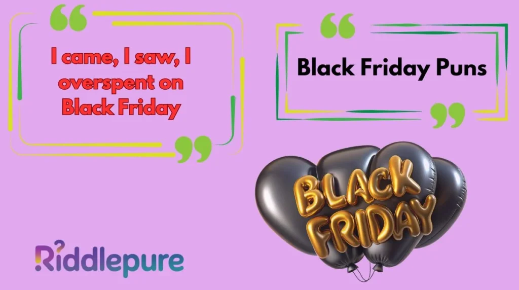 Black Friday Puns