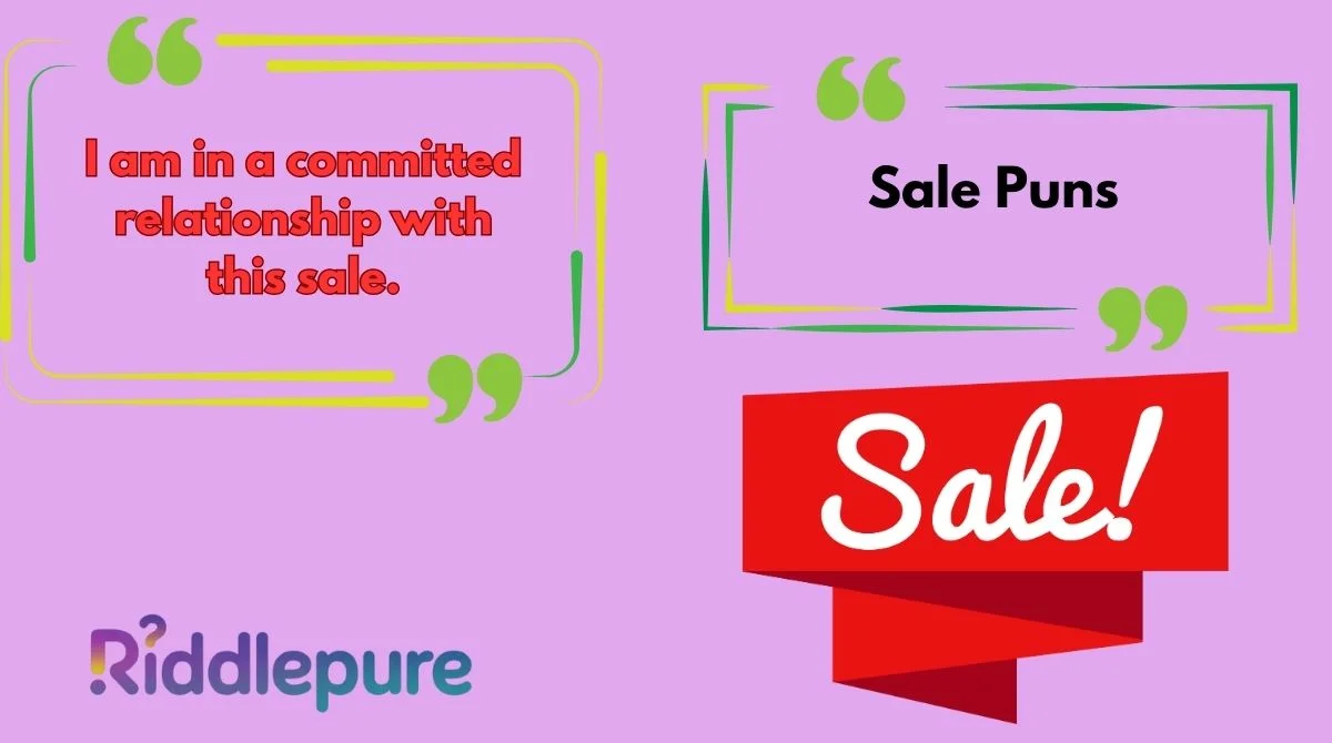 Sale Puns