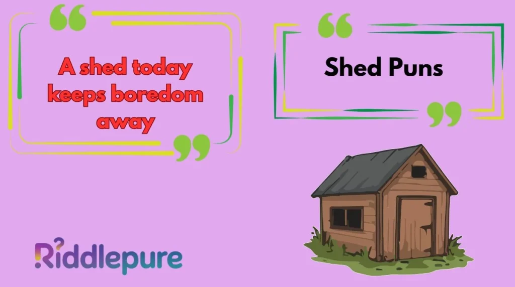 Shed Puns