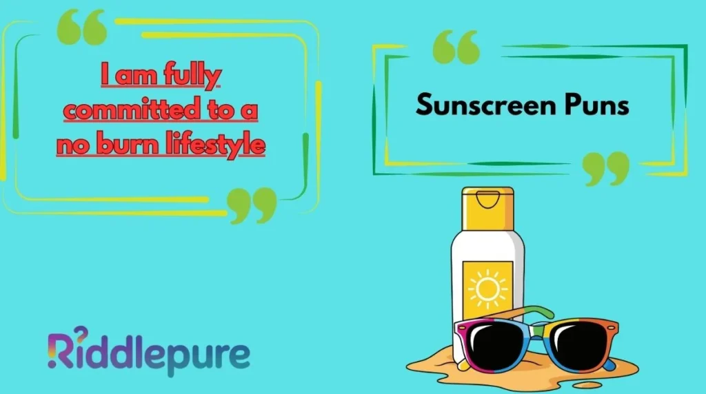 Sunscreen Puns