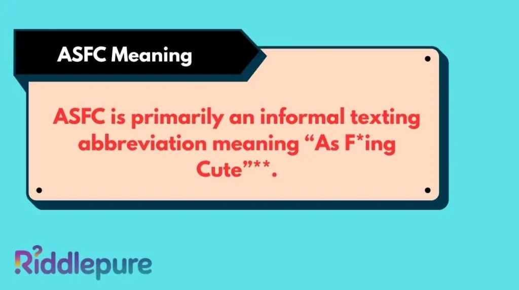 ASFC Meaning