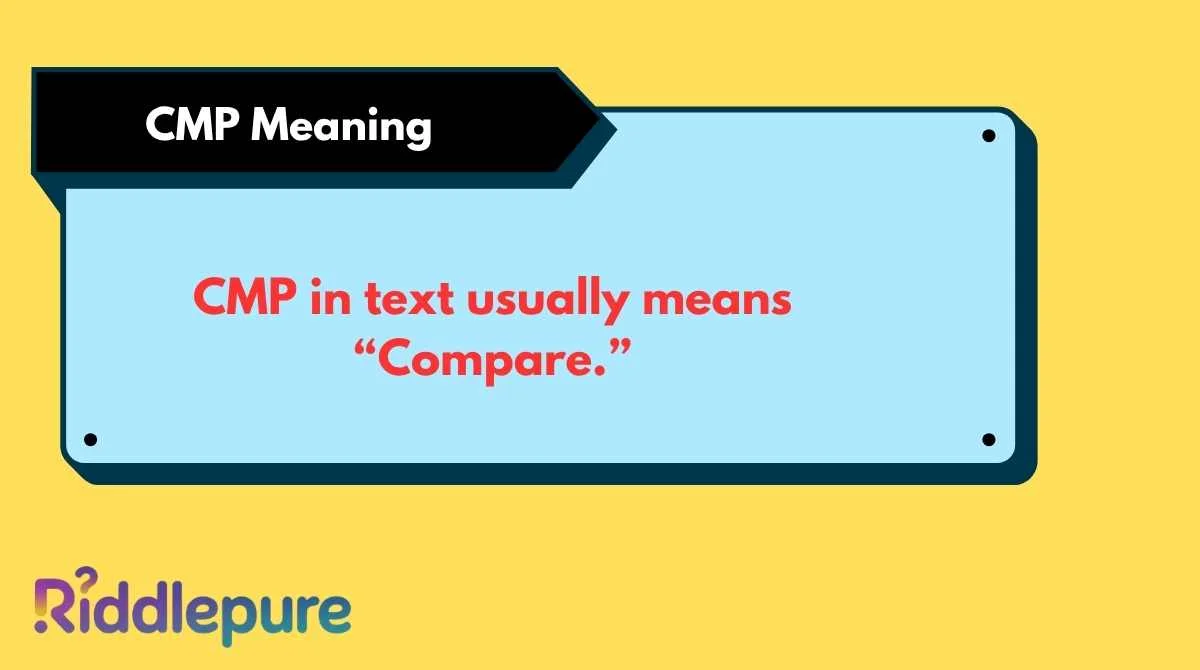 CMP Meaning