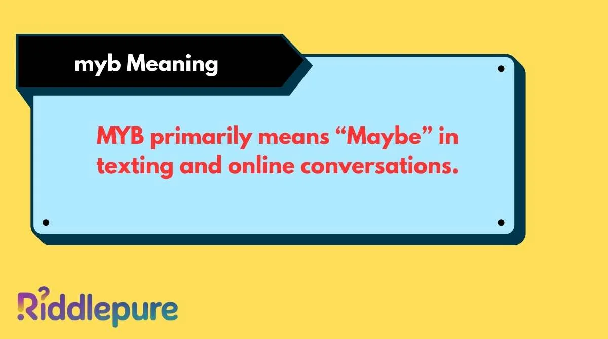 myb Meaning