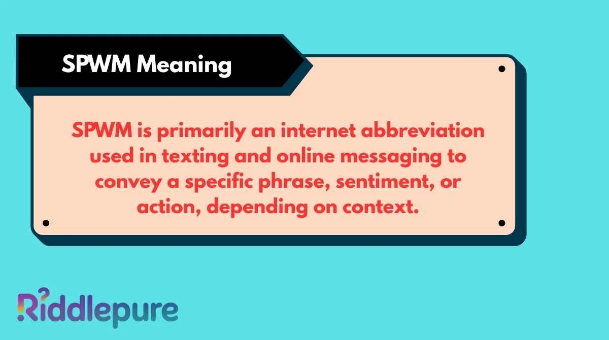 SPWM Meaning