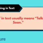 TS Meaning in Text