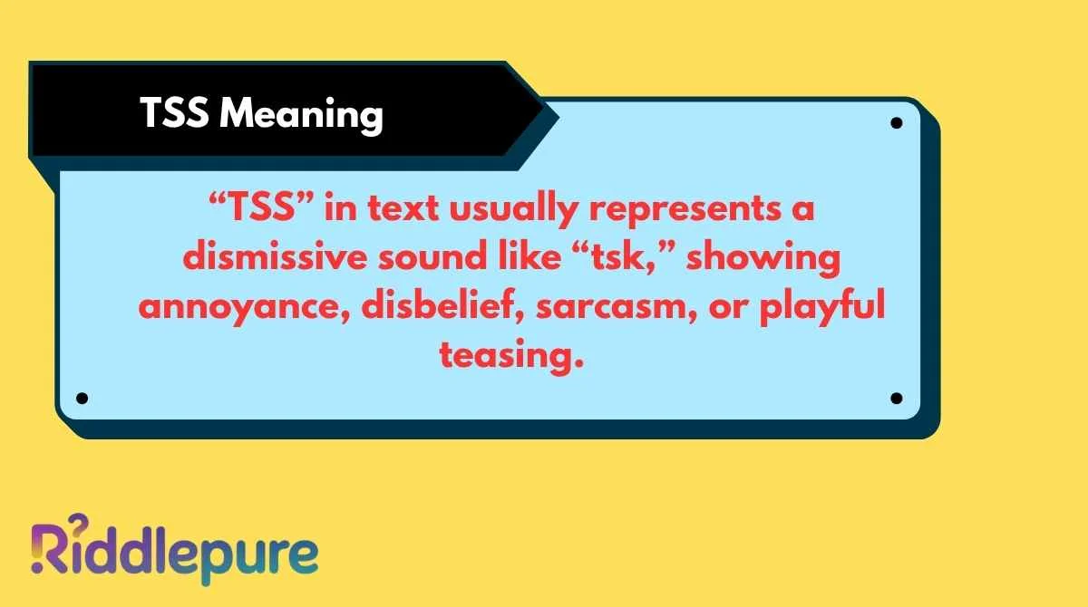 TSS Meaning