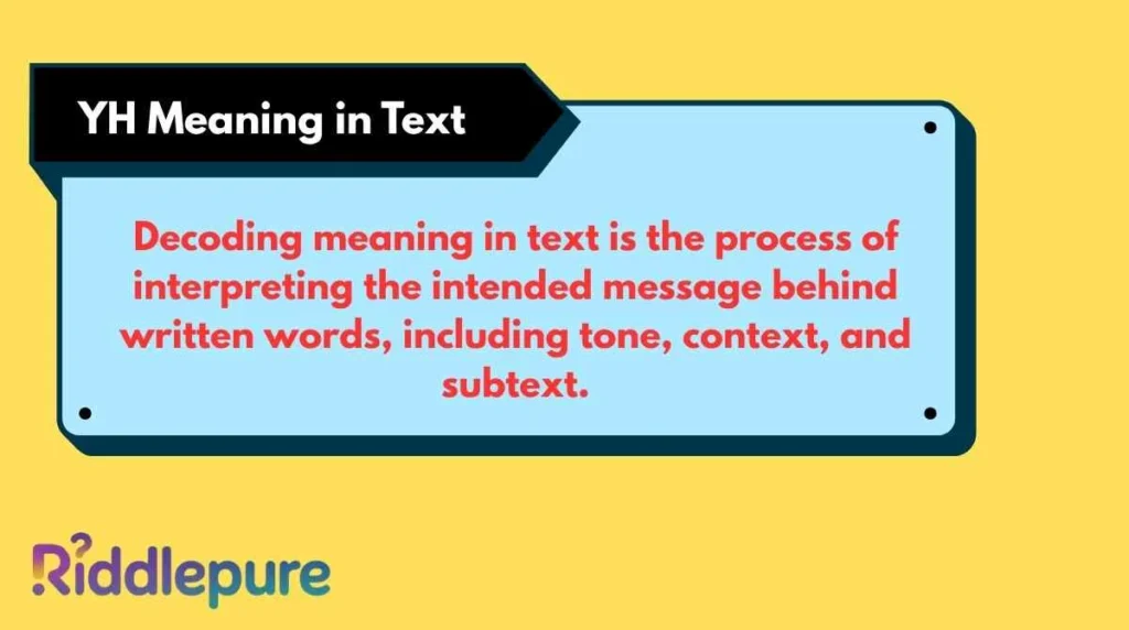 Decoding Meaning in Text