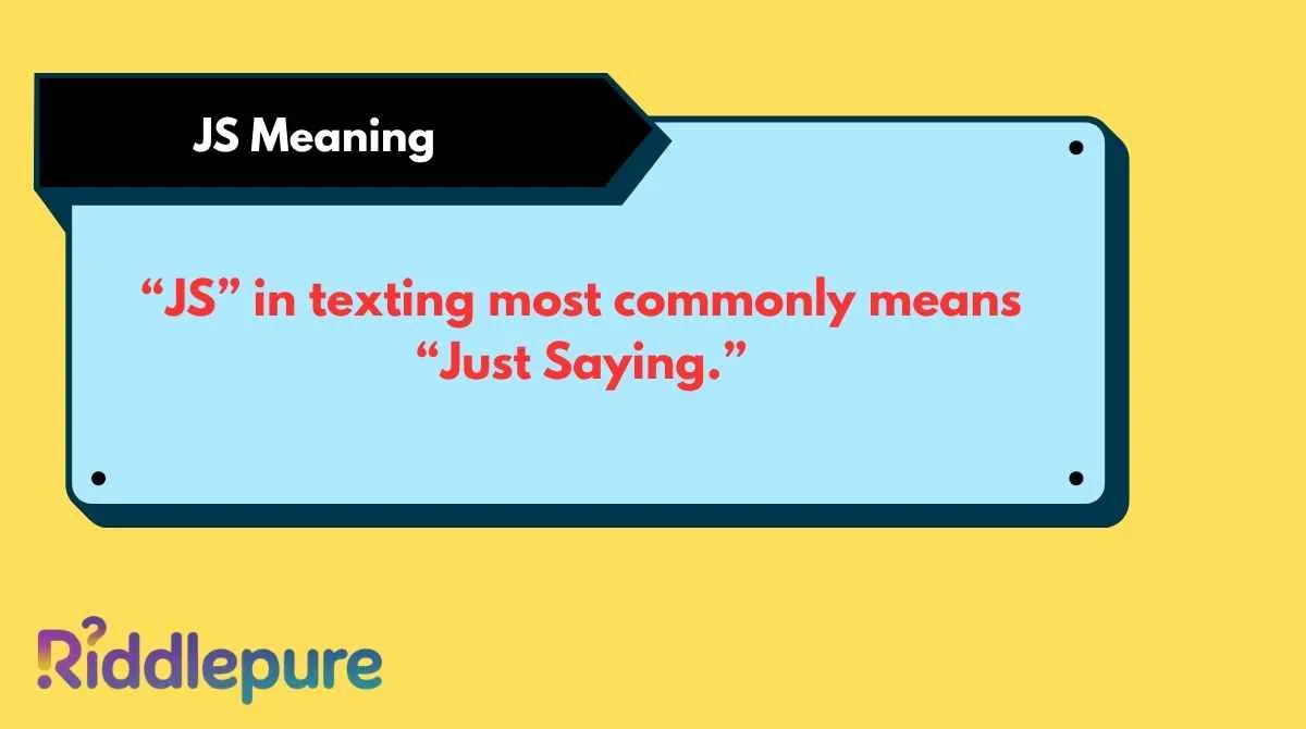 JS Meaning