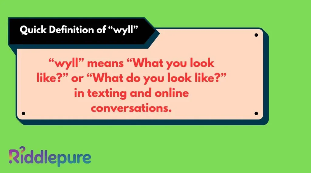 Quick Definition of “wyll”